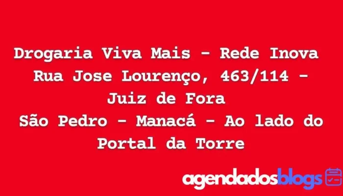 Drogaria Viva Mais | Farmácia em Juiz de Fora/São Pedro - Juiz De Fora