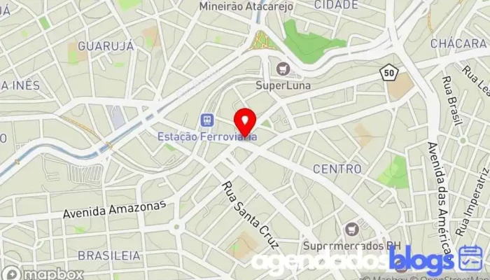mapa de Drogaria X Popular Drogaria em Betim