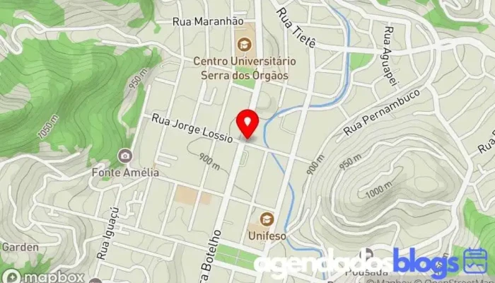 mapa de Drogarias Brasileiras Drogaria, Loja em Teresópolis
