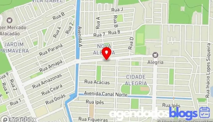 mapa de Drogarias Brasileiras Resende Farmácia em Resende