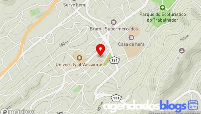 mapa de drogarias ERVE MAIS Drogaria em Vassouras