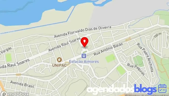 mapa de Drogarias Inova - Aimorés Drogaria, Farmácia em Aimorés