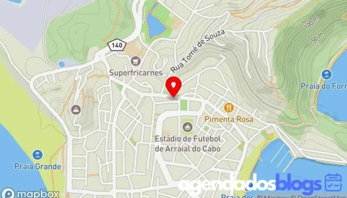 mapa de Drogarias Líder Farmácia em Arraial do Cabo