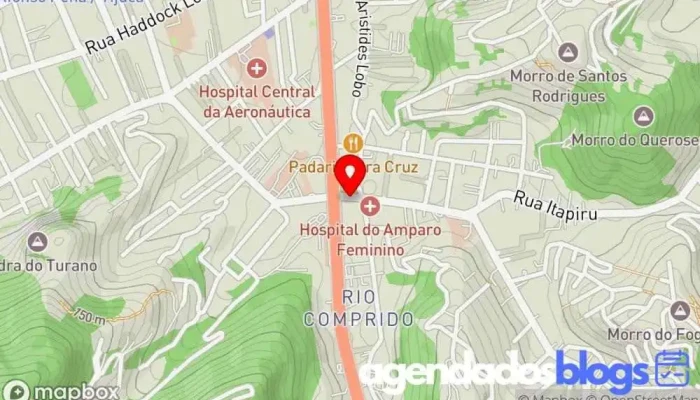 mapa de Drogarias Max - Rio Comprido Drogaria, Farmácia em Rio de Janeiro