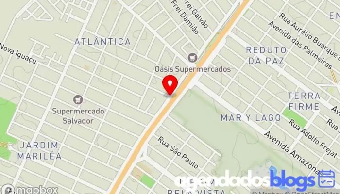 mapa de Drogarias Max Drogaria em Rio das Ostras
