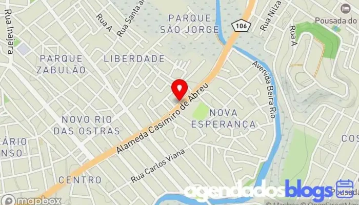 mapa de DROGARIAS MÁXIMA POPULAR Drogaria em Rio das Ostras