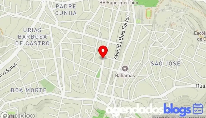 mapa de Drogarias Minas Mais Farmácia em Barbacena