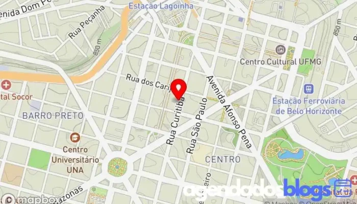 mapa de Drogarias Minas Mais Drogaria em Belo Horizonte