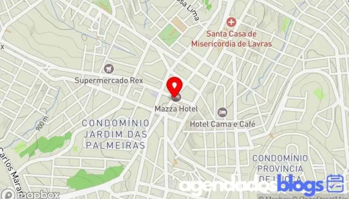mapa de Drogarias Minas Mais Drogaria em Lavras