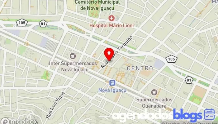 mapa de DROGARIAS PACHECO Drogaria em Nova Iguaçu