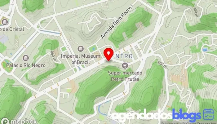 mapa de Drogarias Pacheco Drogaria em Petrópolis