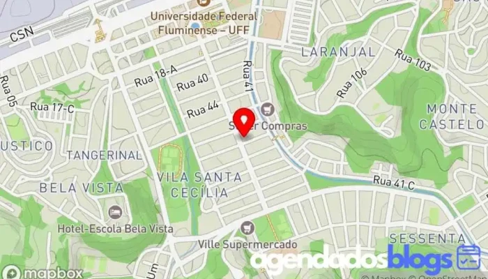 mapa de DROGARIAS PACHECO Drogaria em Volta Redonda