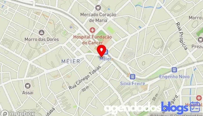 mapa de DROGARIAS PACHECO Drogaria, Farmácia em Rio de Janeiro