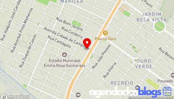 mapa de Drogarias Pacheco Drogaria em Rio das Ostras