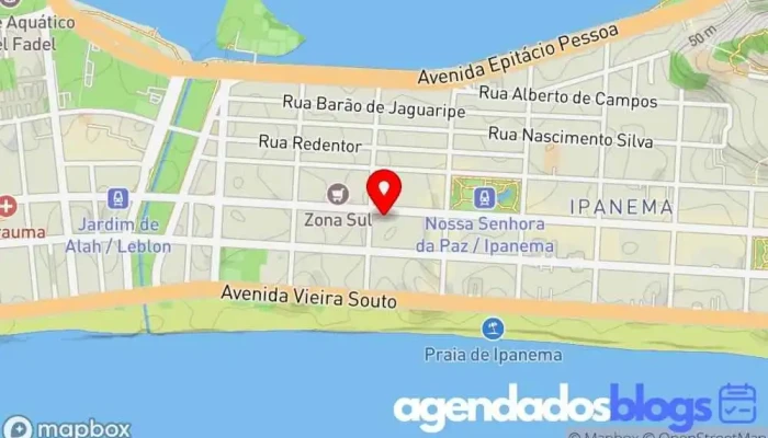 mapa de Drogarias Pacheco Drogaria em Rio de Janeiro