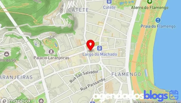 mapa de Drogarias Pacheco Drogaria em Rio de Janeiro