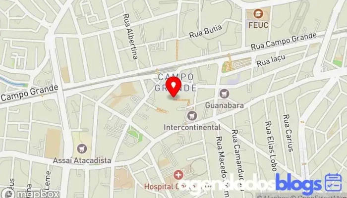 mapa de Drogarias Pacheco Drogaria em Rio de Janeiro