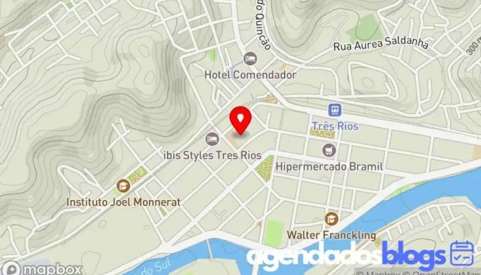 mapa de Drogarias Pacheco Drogaria em Três Rios