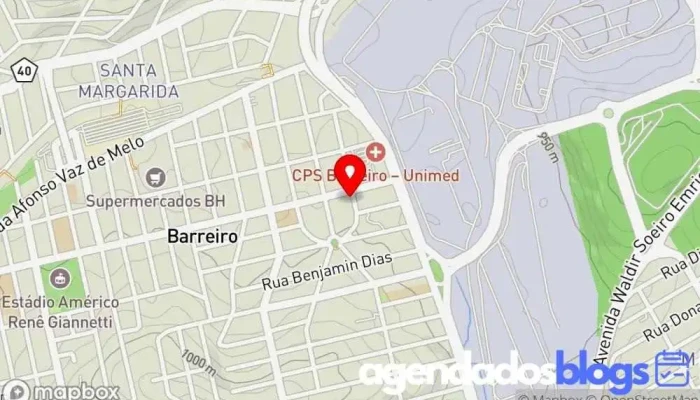 mapa de DROGARIAS PACHECO Drogaria, Farmácia em Belo Horizonte