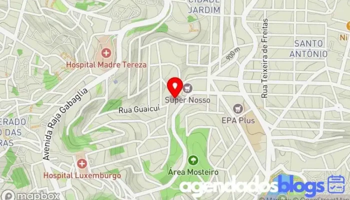 mapa de Drogarias Pacheco Drogaria em Belo Horizonte