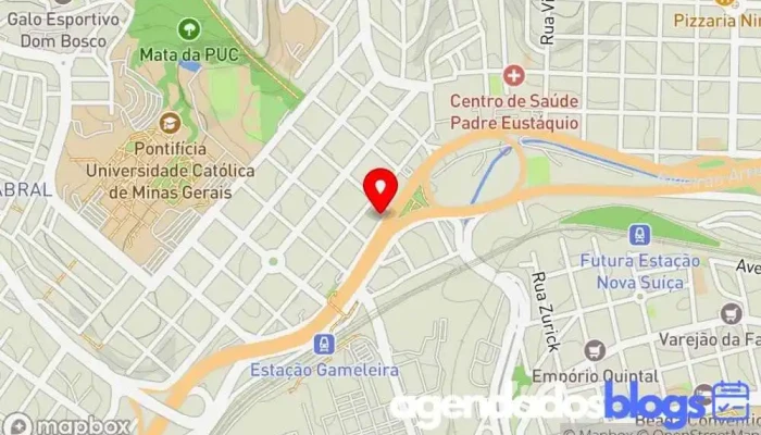 mapa de Drogarias Pacheco Drogaria em Belo Horizonte
