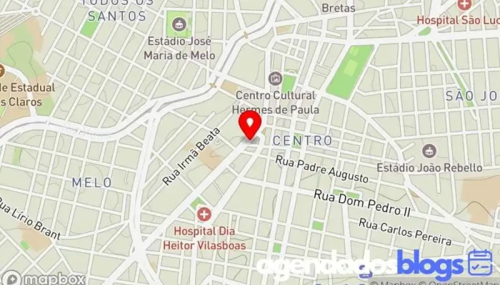 mapa de Drogarias Pacheco Drogaria em - Centro