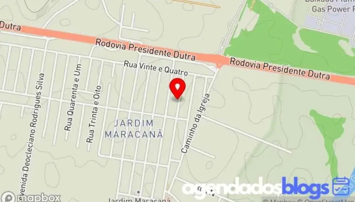 mapa de Drogarias Rio-São Paulo Drogaria em Seropédica