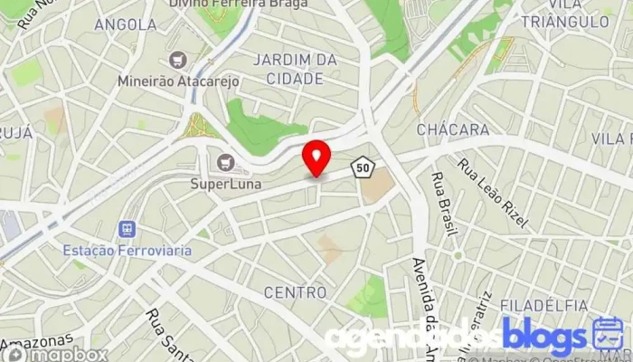 mapa de Drogarias Total Popular Farmácia em Betim