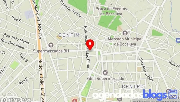 mapa de Drogarias Ultra Popular - Farmácia Bocaiúva Farmácia, Loja de cosmético, Drogaria, Perfumaria em Bocaiúva