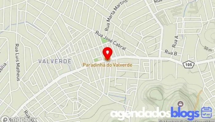 mapa de Drogarias Unidas Valverde Drogaria, Farmácia em Nova Iguaçu
