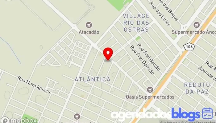 mapa de Drogarias Viva Mais Drogaria em Rio das Ostras