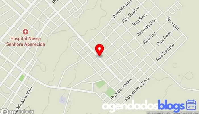 mapa de DrogArinos Farmácia em Arinos