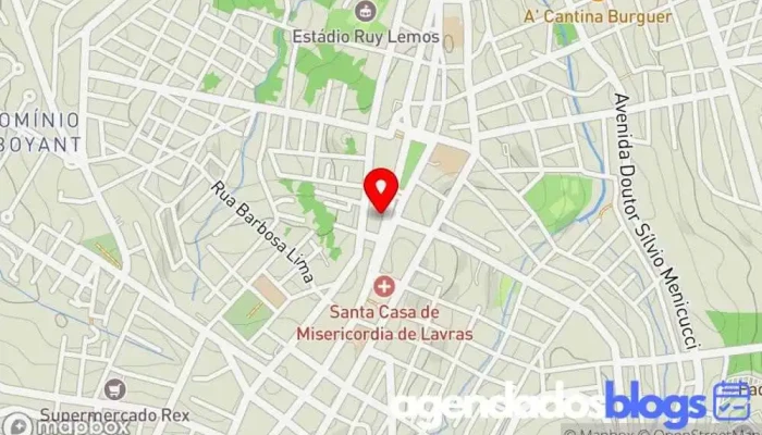 mapa de Drogasil Farmácia em Lavras
