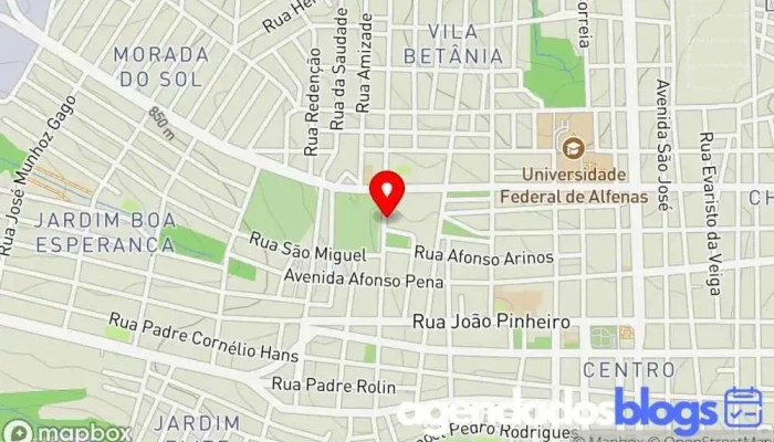 mapa de Drugstore ABC - Alfenas Farmácia, Loja de Conveniência, Drogaria em Alfenas