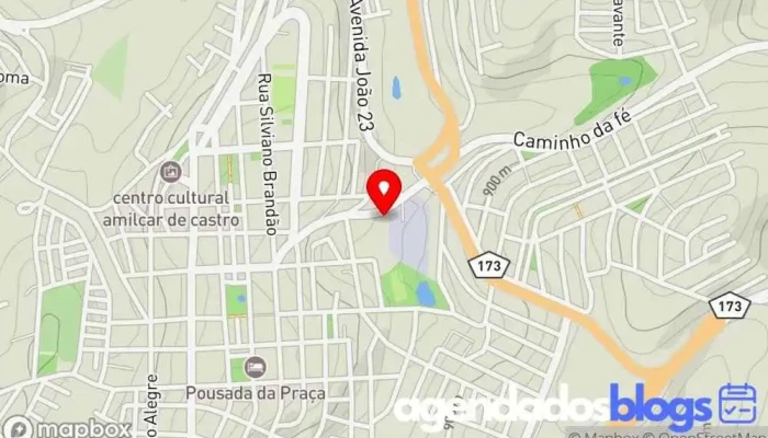 mapa de Drugstore ABC - Paraisópolis Farmácia em - Loja 02 - Centro