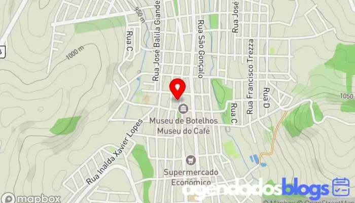 mapa de Dsg Farma Botelhos Drogaria, Empresa farmacêutica em Botelhos
