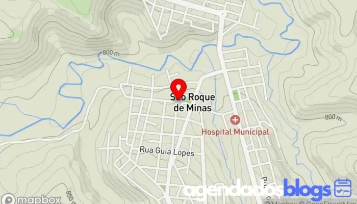 mapa de DSG Farma Drogaria, Farmácia em São Roque de Minas