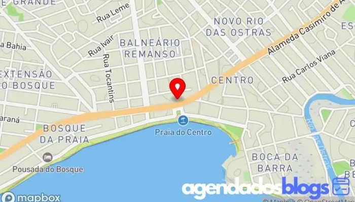 mapa de E. D. de Souza Drogaria Drogaria, Farmácia em Rio das Ostras