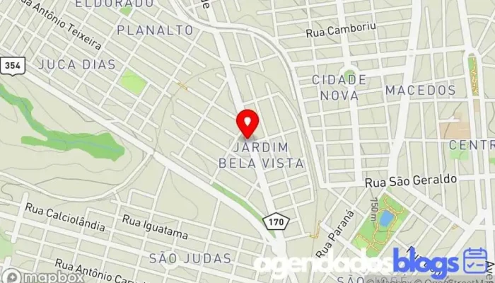 mapa de Entrefarma Arcos Filial Farmácia, Drogaria em Arcos