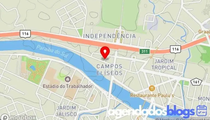 mapa de Exxi Pharma Drogaria, Farmácia em Resende
