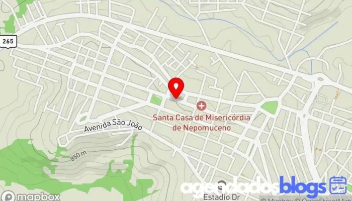 mapa de Fabiano Veiga Drogaria em s/n - Nepomuceno