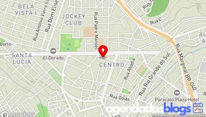 mapa de Farma Fácil Drogaria em - Centro