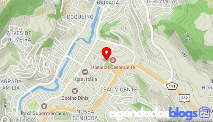 mapa de Farmácia aliança Distribuidora de Produtos Farmacêuticos, Farmácia em Manhuaçu