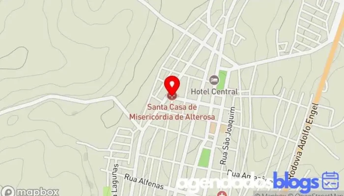 mapa de Farmácia Alternativa - Alterosa Farmácia em Alterosa