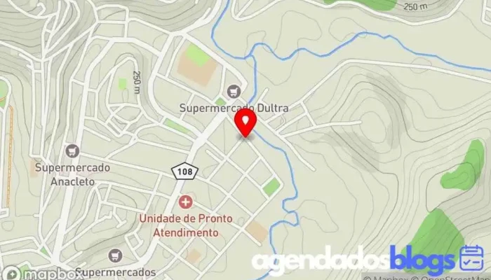 mapa de Farmácia Anacleto- Manipulação e Drogaria Farmácia em - Mutum