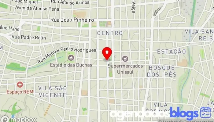 mapa de Farmácia Bernardes - Farmacia Alfenas, Medicamentos, Perfumaria, Remédio e Suplementos Farmácia, Drogaria, Loja de medicamentos fitoterápicos, Perfumaria, Loja de vitaminas e suplementos em Alfenas