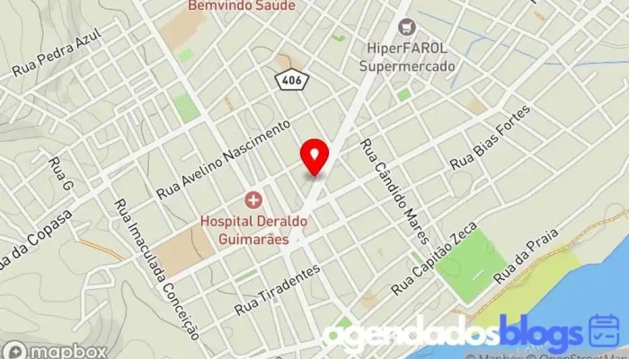 mapa de FARMACIA BIOTERAPICA Farmácia em Almenara