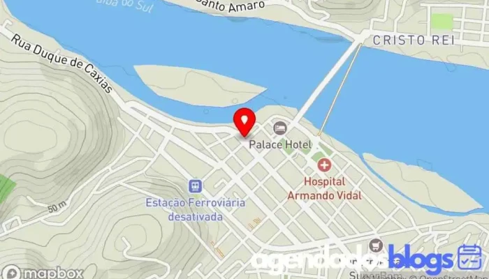 mapa de Farmácia Central Drogaria, Perfumaria, Farmácia, Loja de vitaminas e suplementos em São Fidélis
