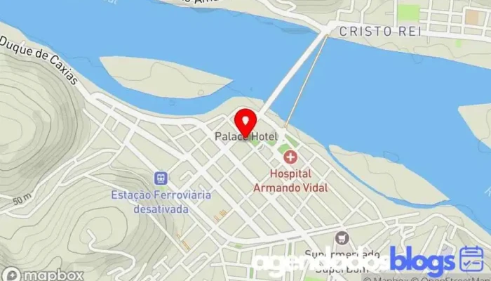 mapa de Farmácia Central PRAÇA Farmácia em São Fidélis