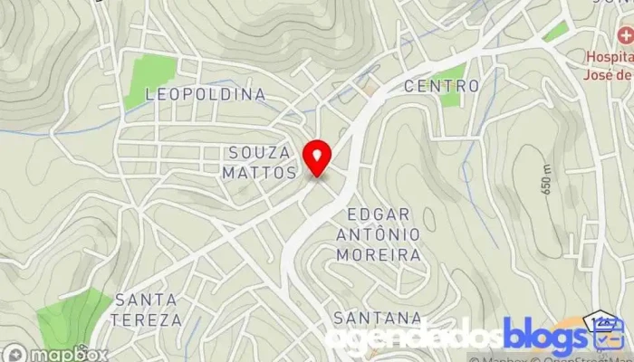 mapa de Farmácia Coelho Drogaria, Farmácia em Bicas